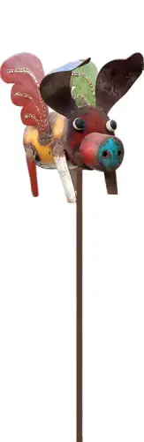 Product image of the product “Pig on Metal stick 115cm Height, metal art. ”